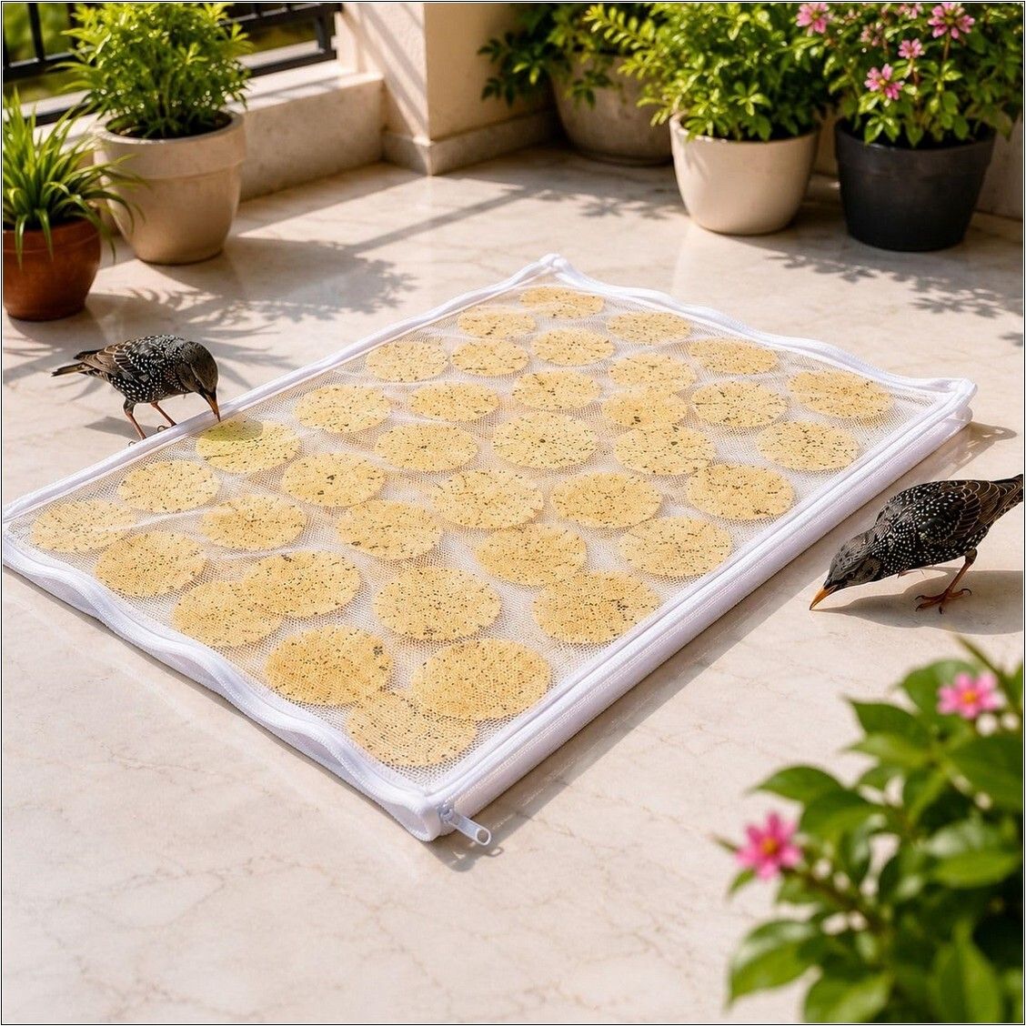 narv Reusable Cotton Mesh Food Cover 28x38 Inch Fine Mesh Drying Cloth Premium 28 inch Lid, Pack of 1-picture-35