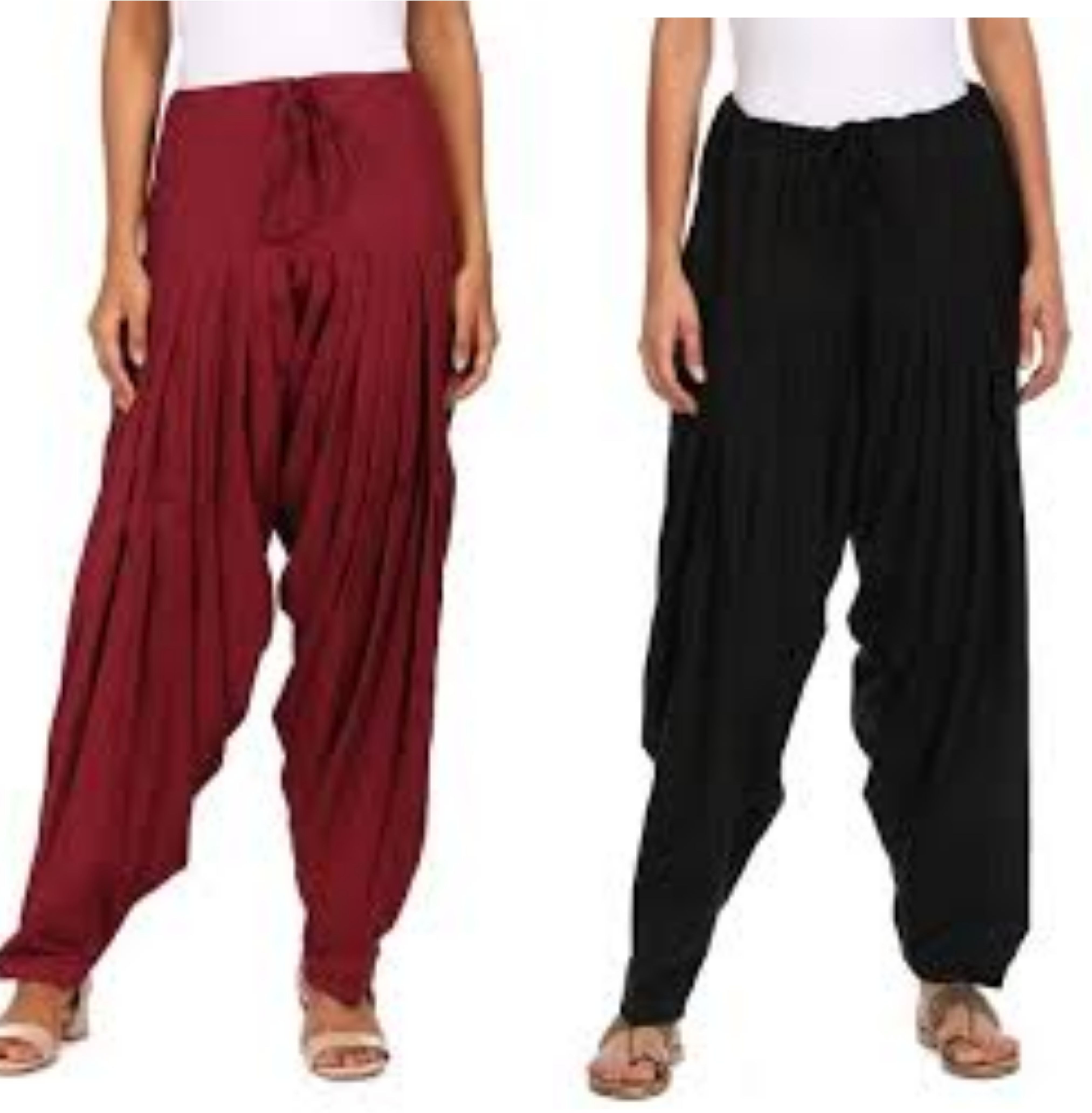 ushagarments Cotton Solid Patiala-picture-27