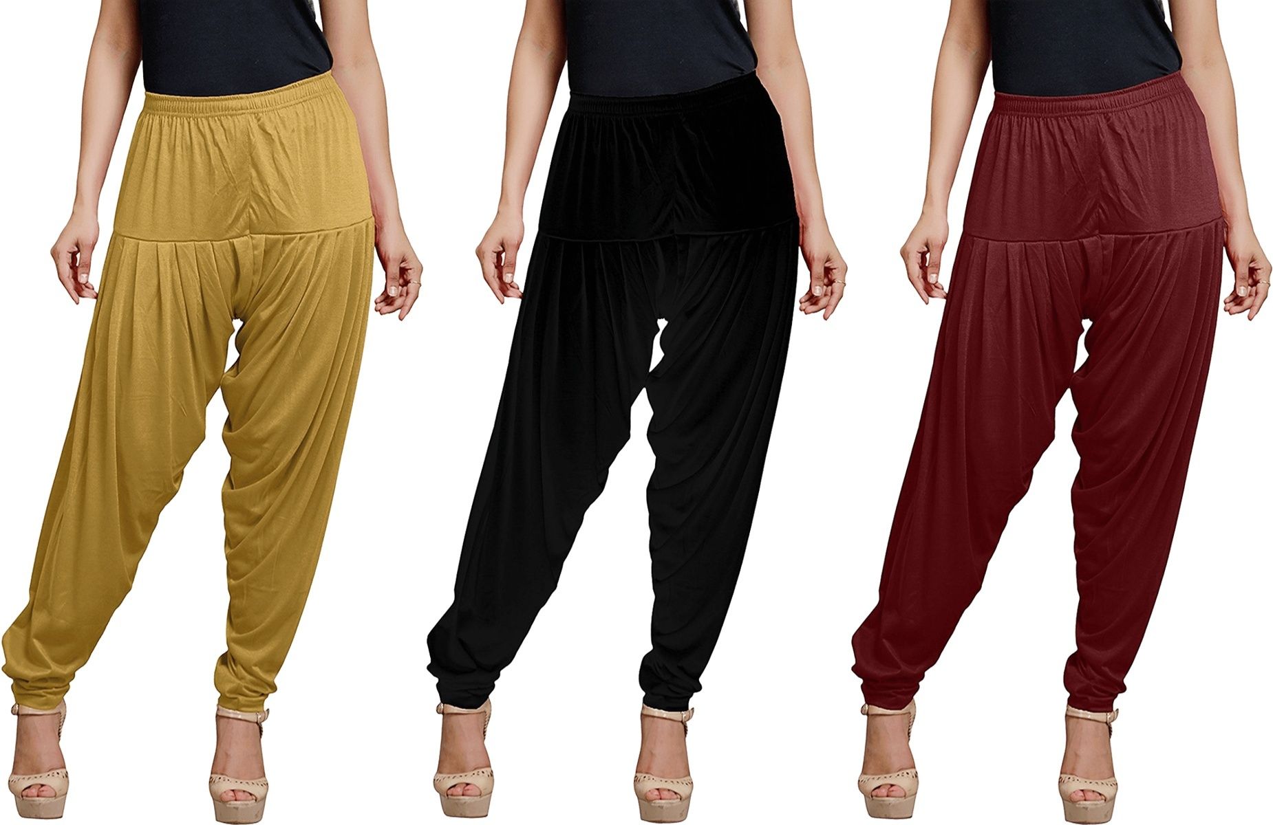 zyna Viscose Rayon Solid Patiala-picture-2