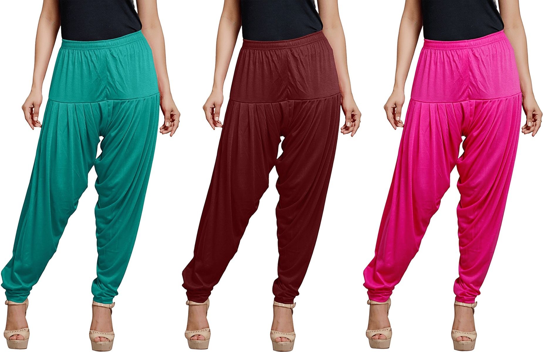 fashionstudio Viscose Rayon Solid Patiala-picture-26
