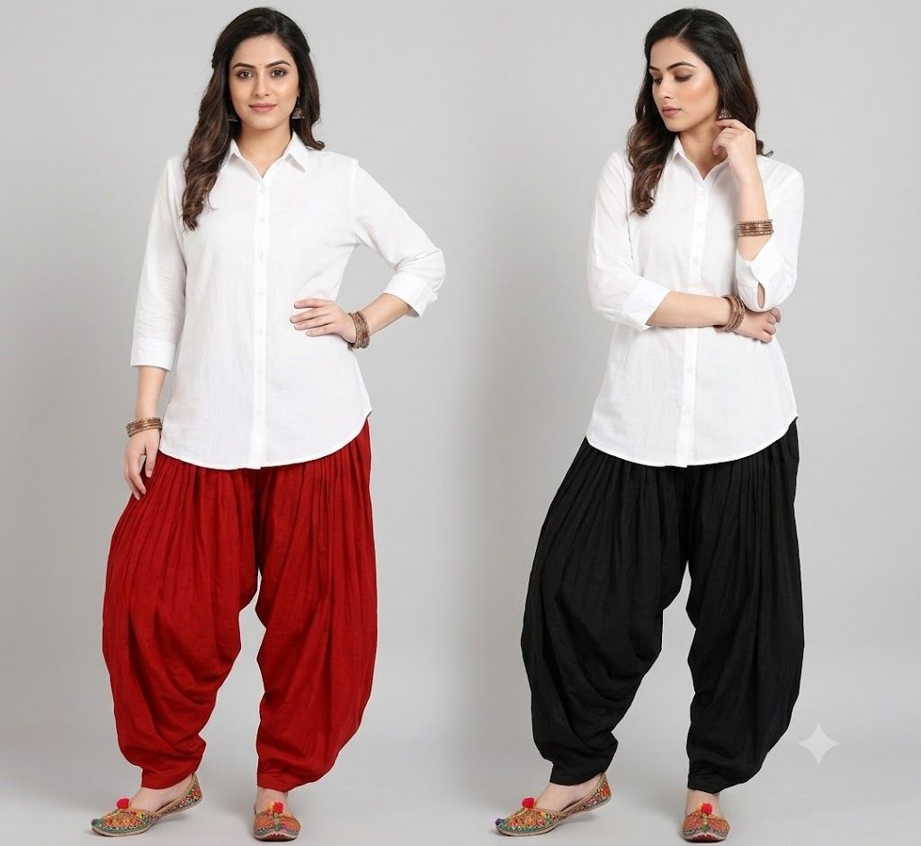 svnksg Viscose Rayon Solid Patiala-picture-14