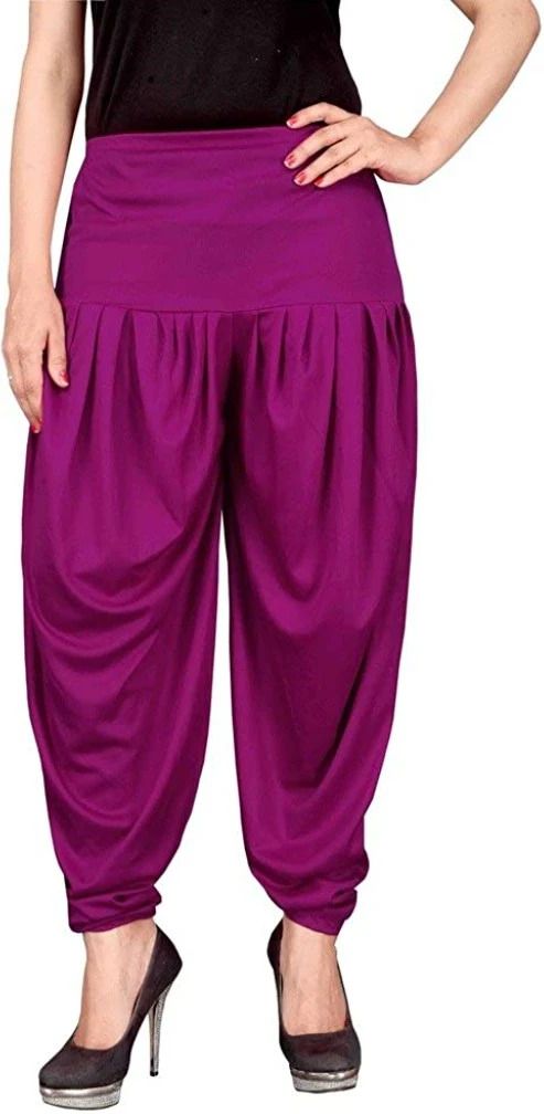 houseofcommon Viscose Rayon Solid Patiala-picture-19