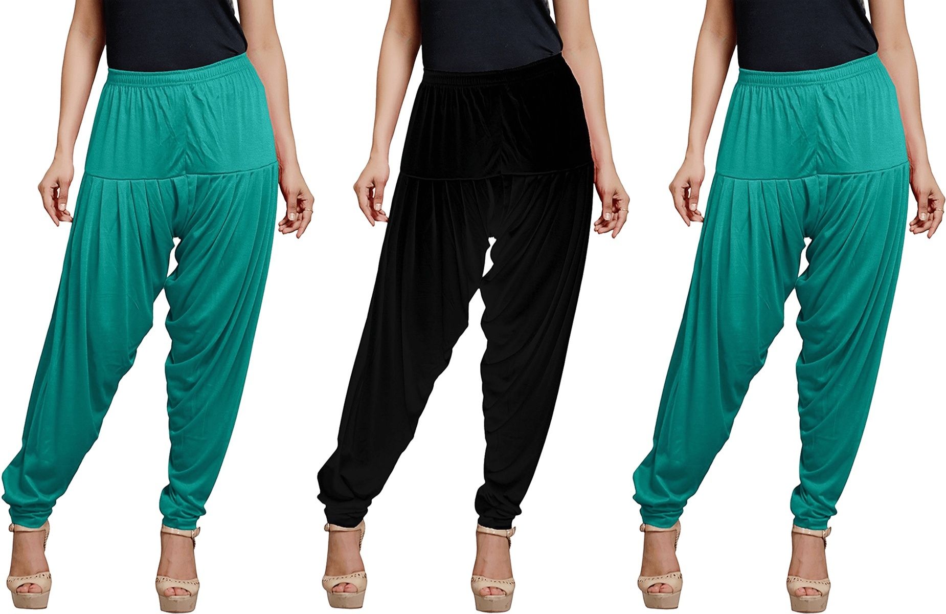 fashionstudio Viscose Rayon Solid Patiala-picture-25