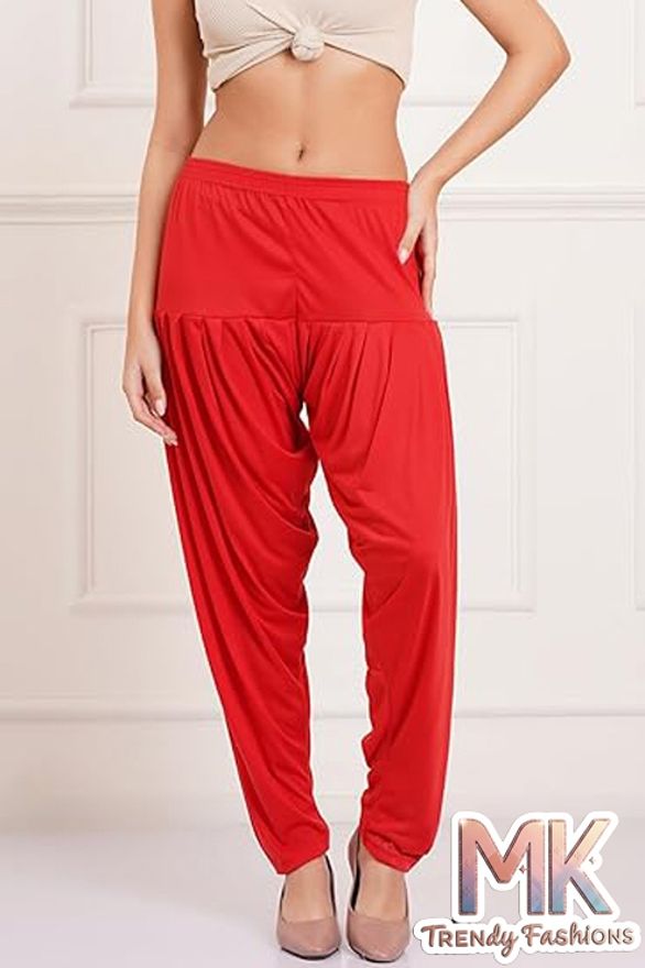 mk trendy fashion Viscose Rayon Solid Patiala-picture-13