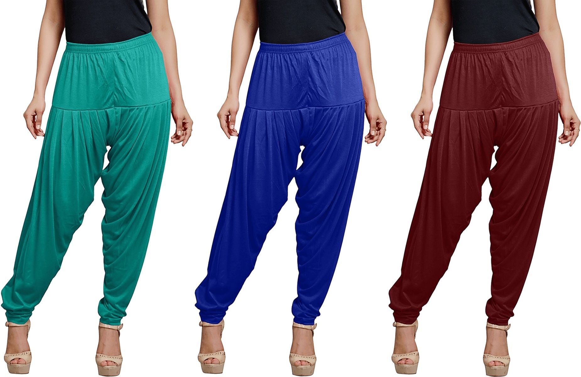fashionstudio Viscose Rayon Solid Patiala-picture-24