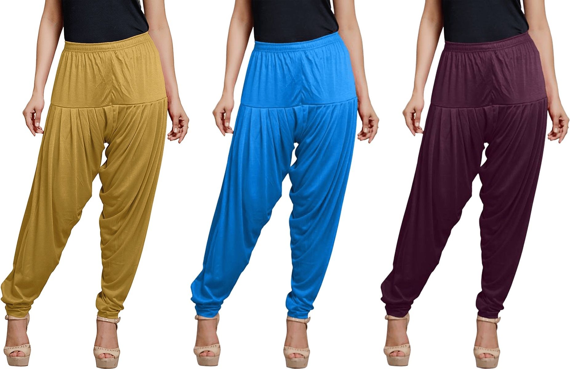 zyna Viscose Rayon Solid Patiala-picture-17
