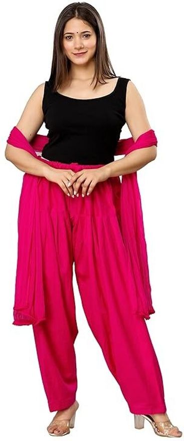 prabha creations Cotton Solid Patiala-picture-13