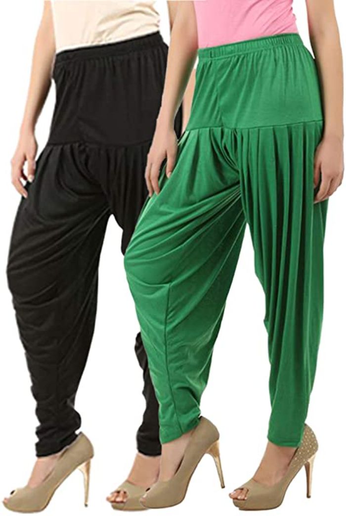 k m r Viscose Rayon Solid Patiala-picture-37