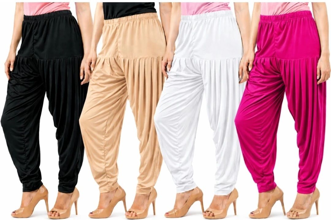 tees day Viscose Rayon Solid Patiala-picture-44