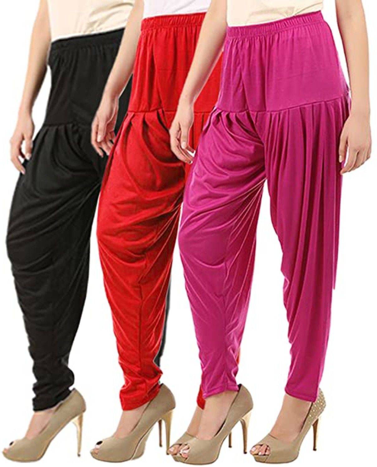 k m r Viscose Rayon Solid Patiala-picture-15