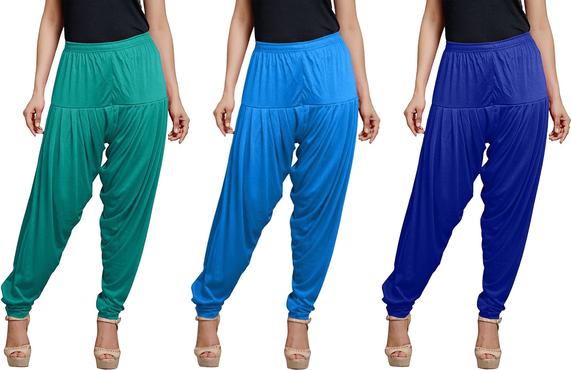 fashionstudio Viscose Rayon Solid Patiala-picture-27