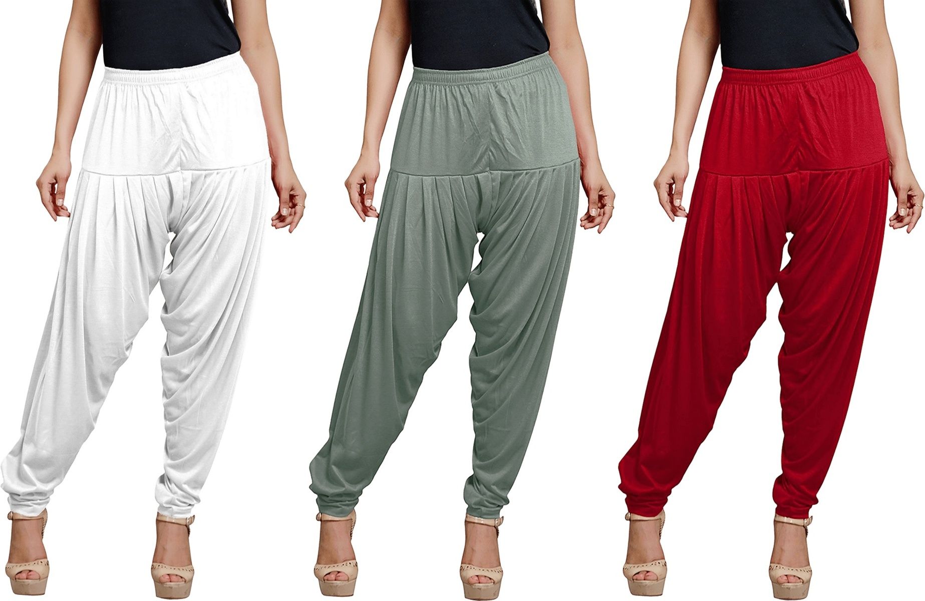 zyna Viscose Rayon Solid Patiala-picture-29