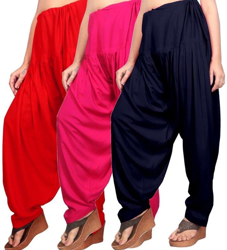 fashion gallery Viscose Rayon Solid Patiala-picture-10