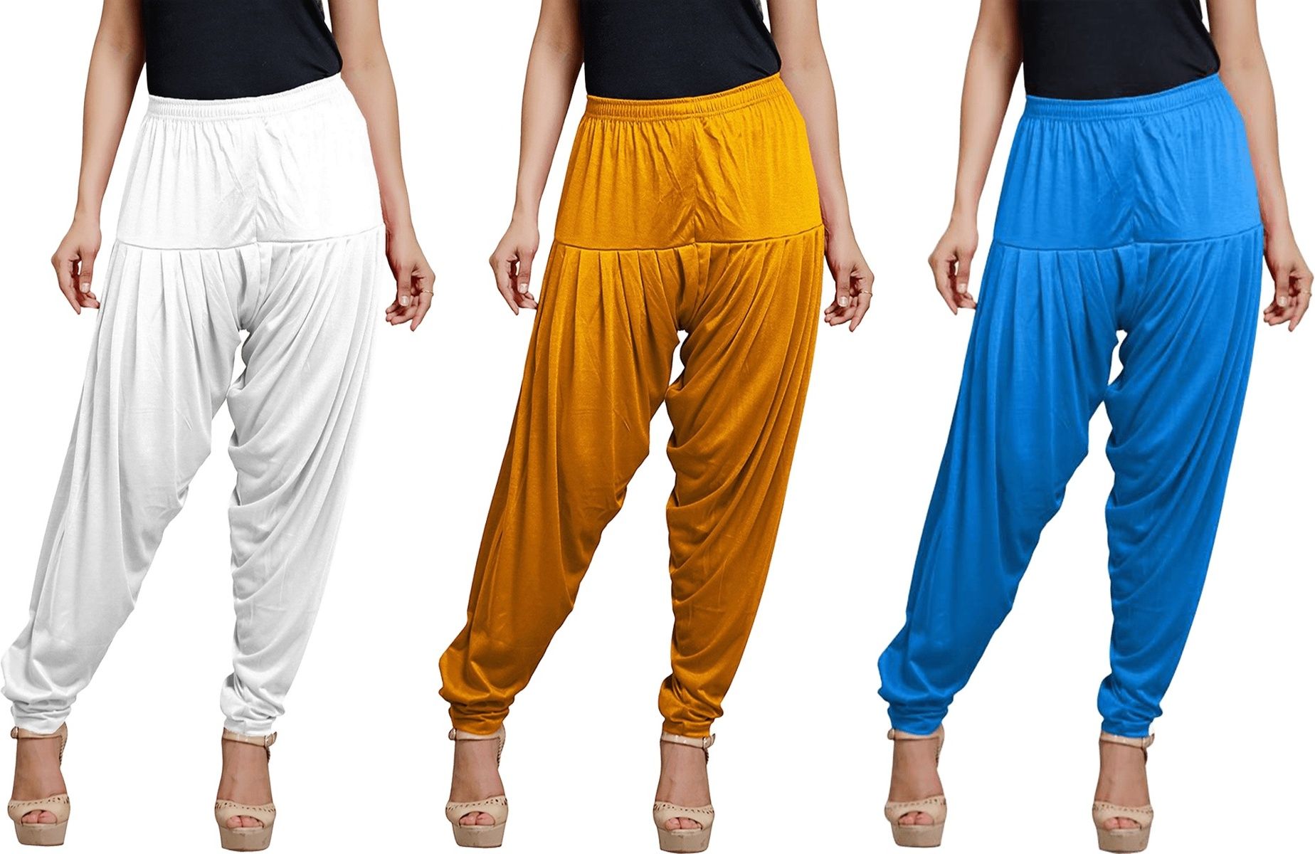 zyna Viscose Rayon Solid Patiala-picture-43