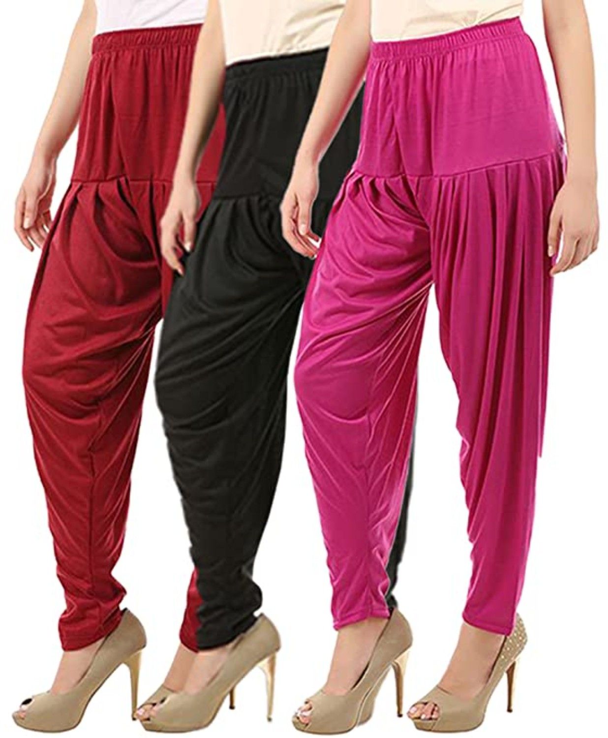 k m r Viscose Rayon Solid Patiala-picture-35