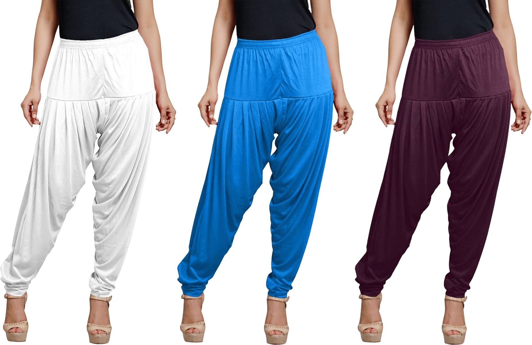 zyna Viscose Rayon Solid Patiala-picture-35