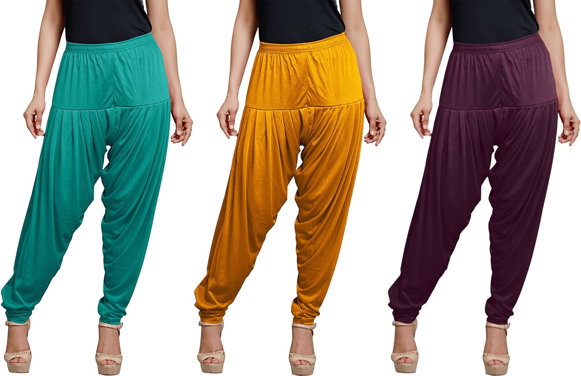 zyna Viscose Rayon Solid Patiala-picture-41