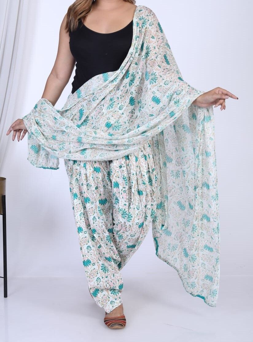 Cotton Striped Patiala-image-17
