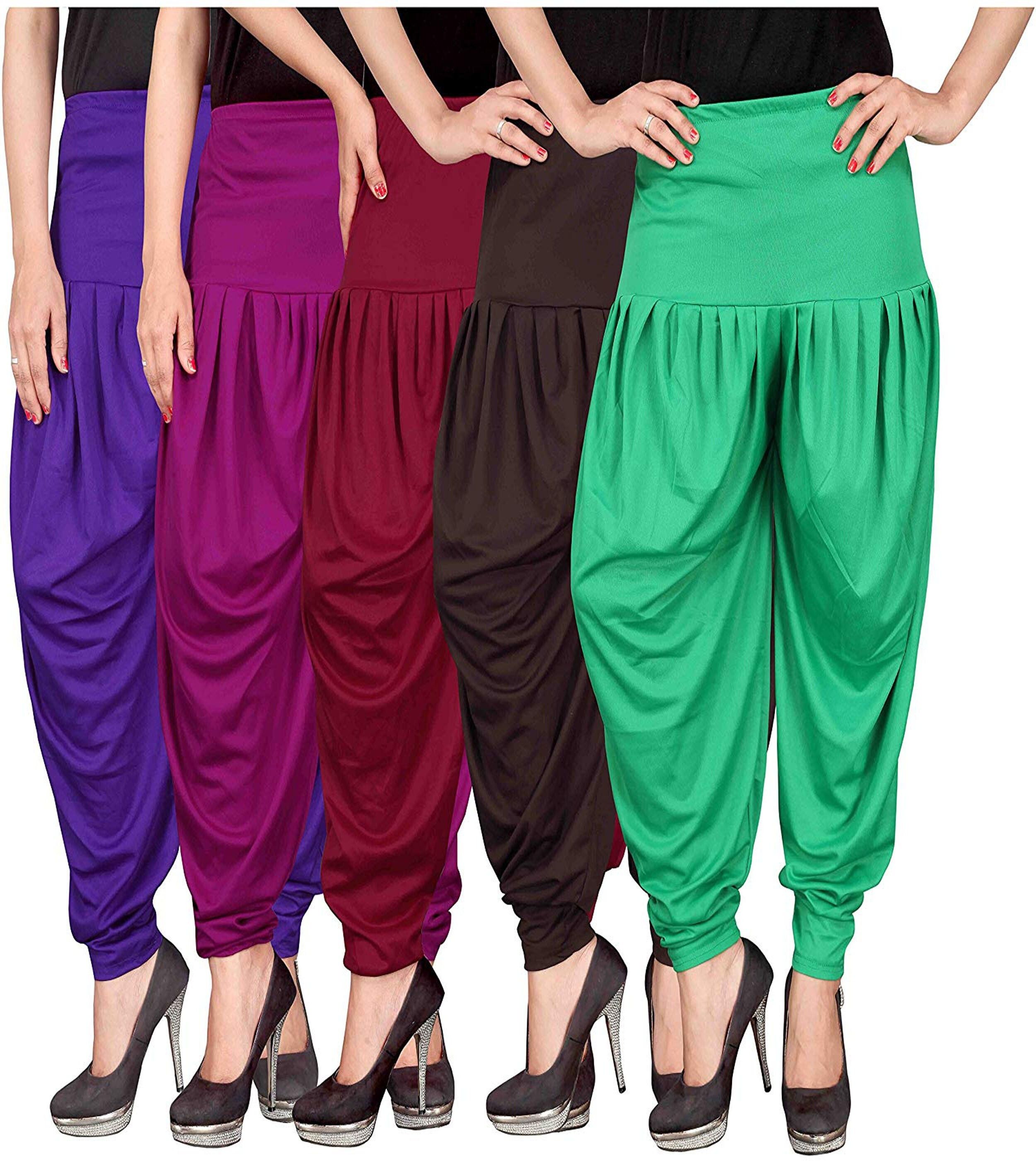 houseofcommon Viscose Rayon Solid Patiala-picture-26