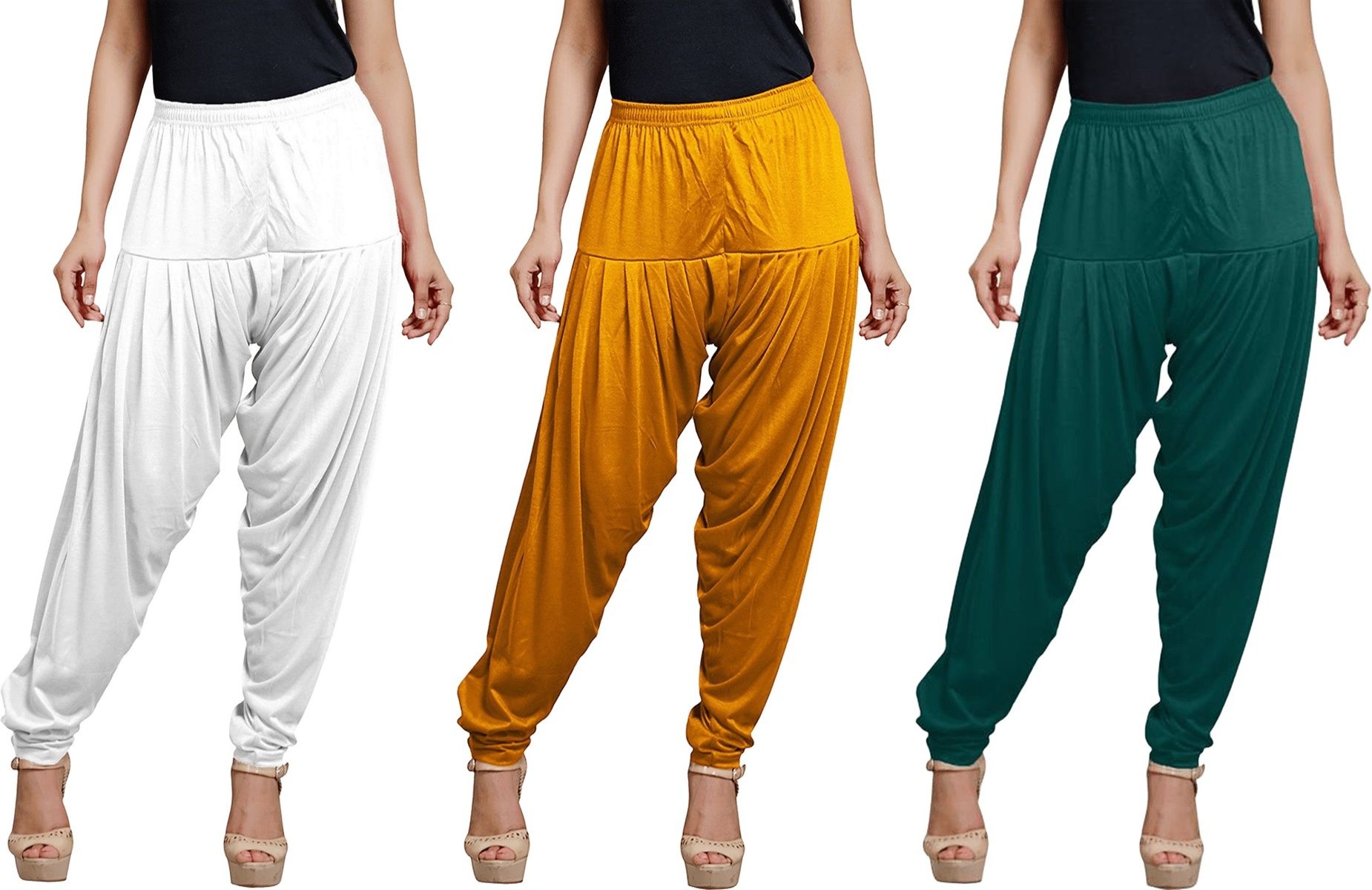 stylx Viscose Rayon Solid Patiala-picture-17