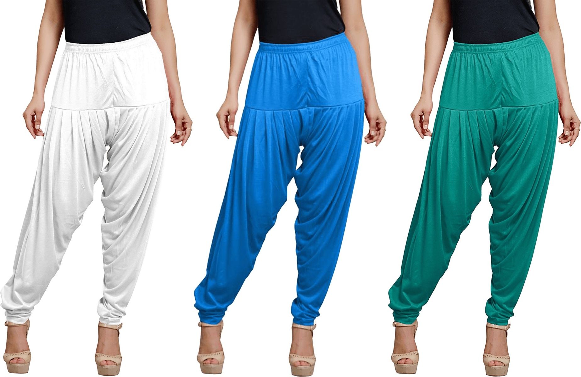 zyna Viscose Rayon Solid Patiala-picture-1