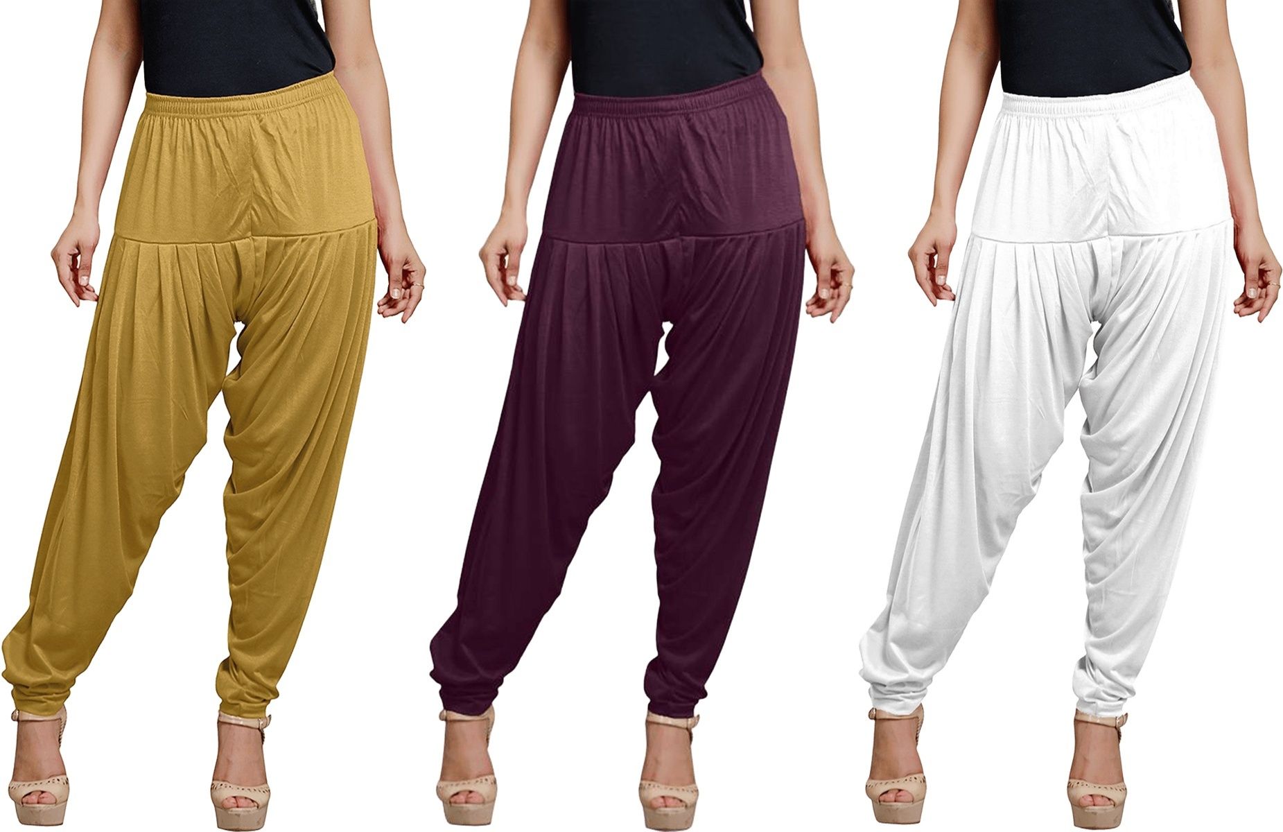 zyna Viscose Rayon Solid Patiala-picture-22