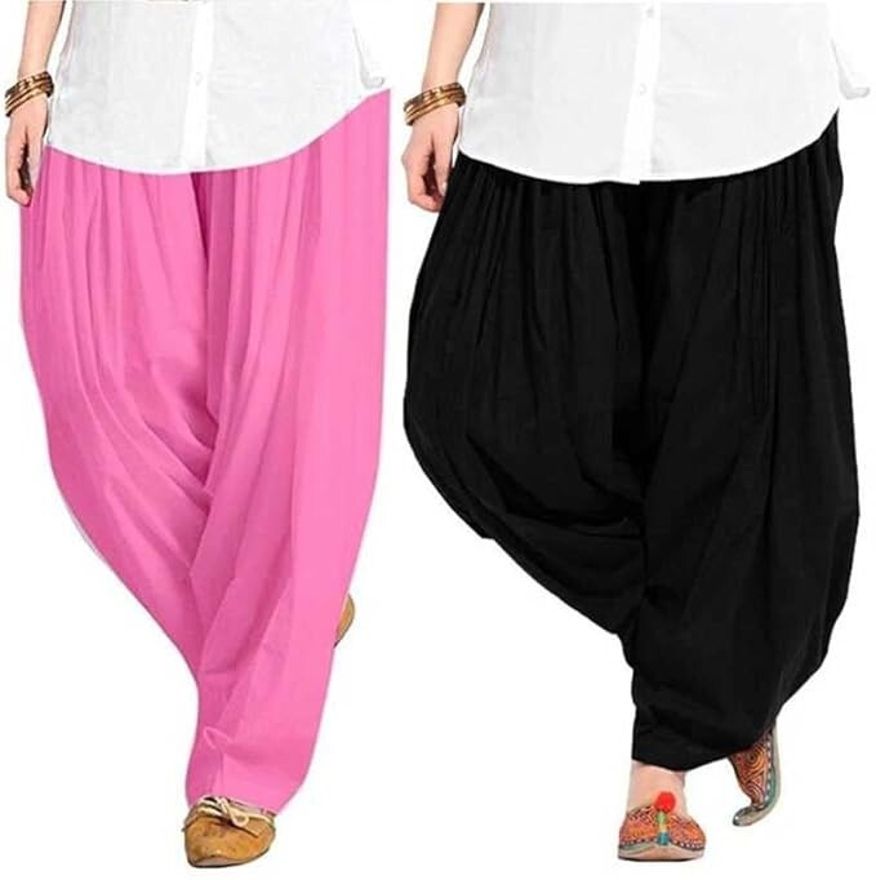 sk creation Cotton Solid Patiala-picture-42