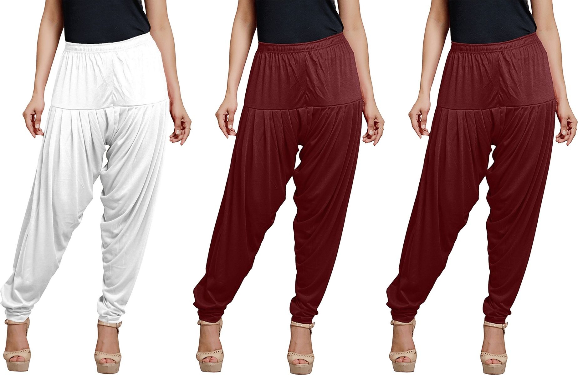 trendyone Viscose Rayon Solid Patiala-picture-0