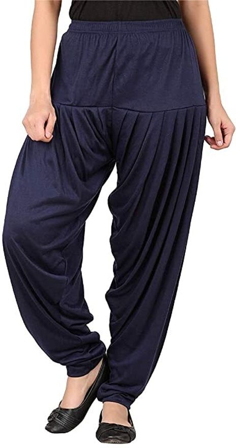 houseofcommon Viscose Rayon Solid Patiala-picture-13