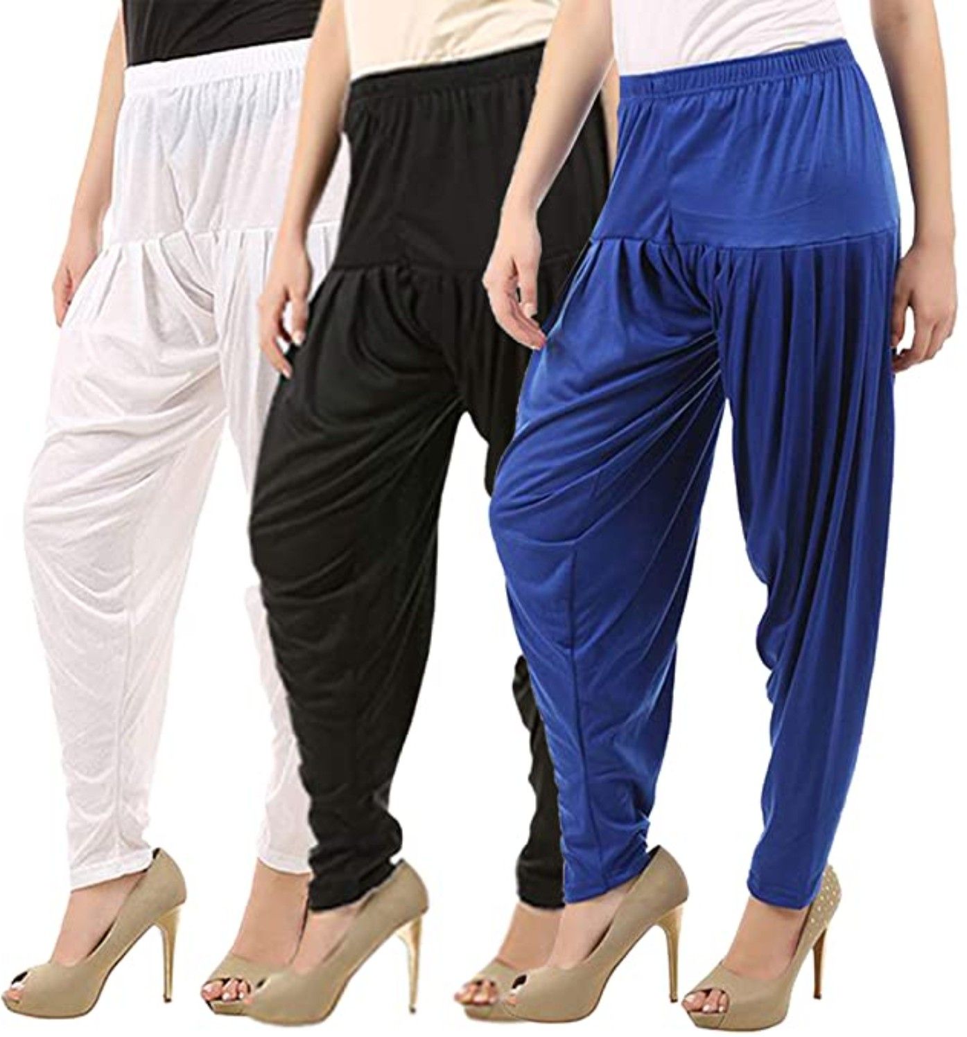 k m r Viscose Rayon Solid Patiala-picture-26