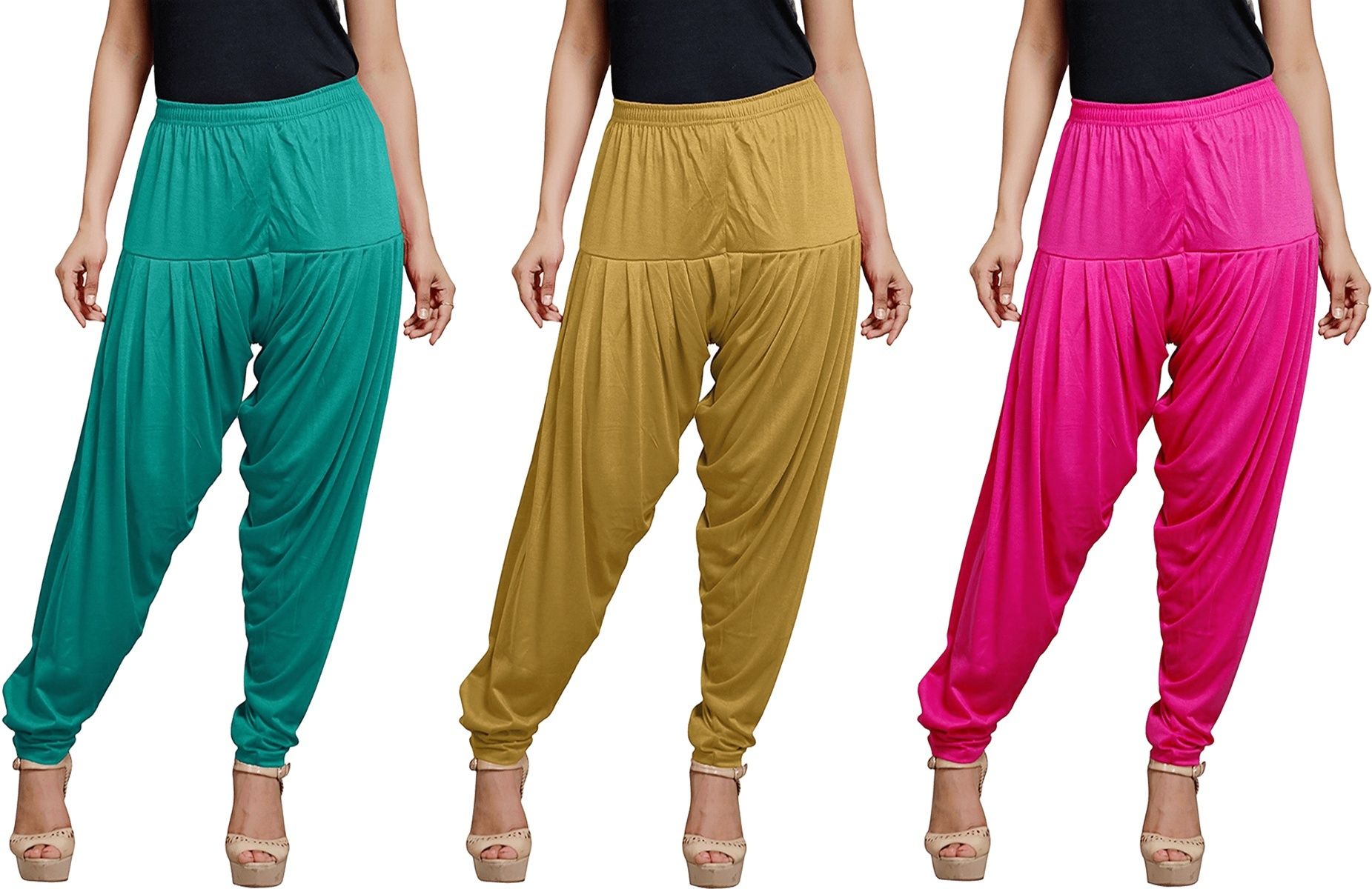 fashionstudio Viscose Rayon Solid Patiala-picture-36