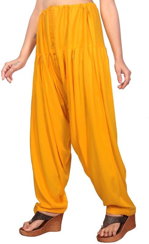 kanku kanya Viscose Rayon Solid Patiala-picture-26