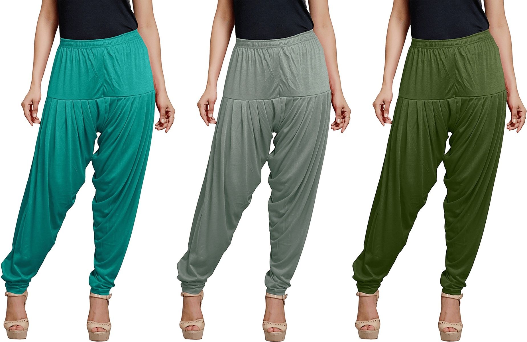 zyna Viscose Rayon Solid Patiala-picture-3