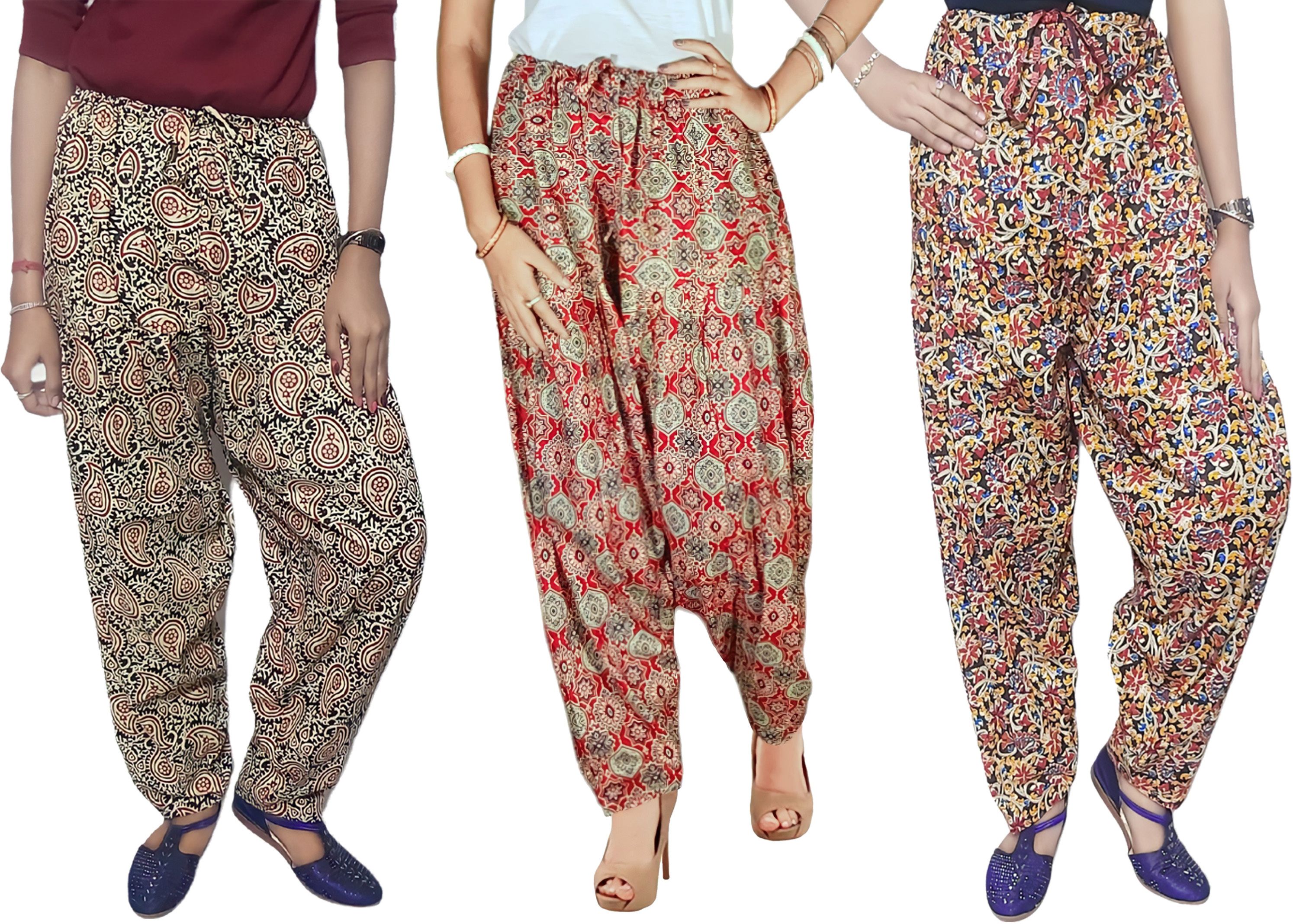Cotton Floral Print Patiala-image-23