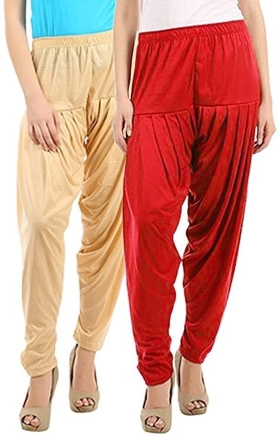 twin Viscose Rayon Solid Patiala-picture-2