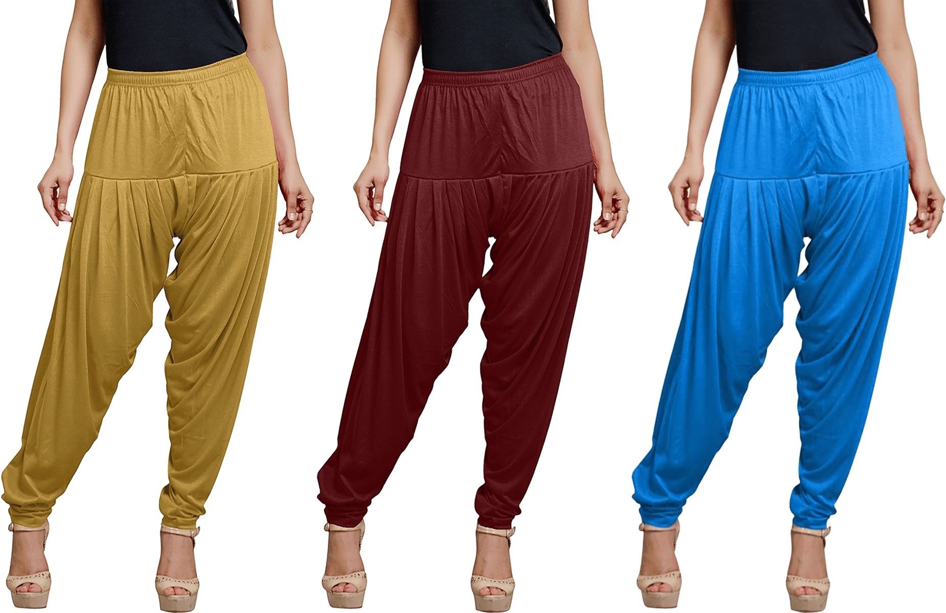 zyna Viscose Rayon Solid Patiala-picture-43