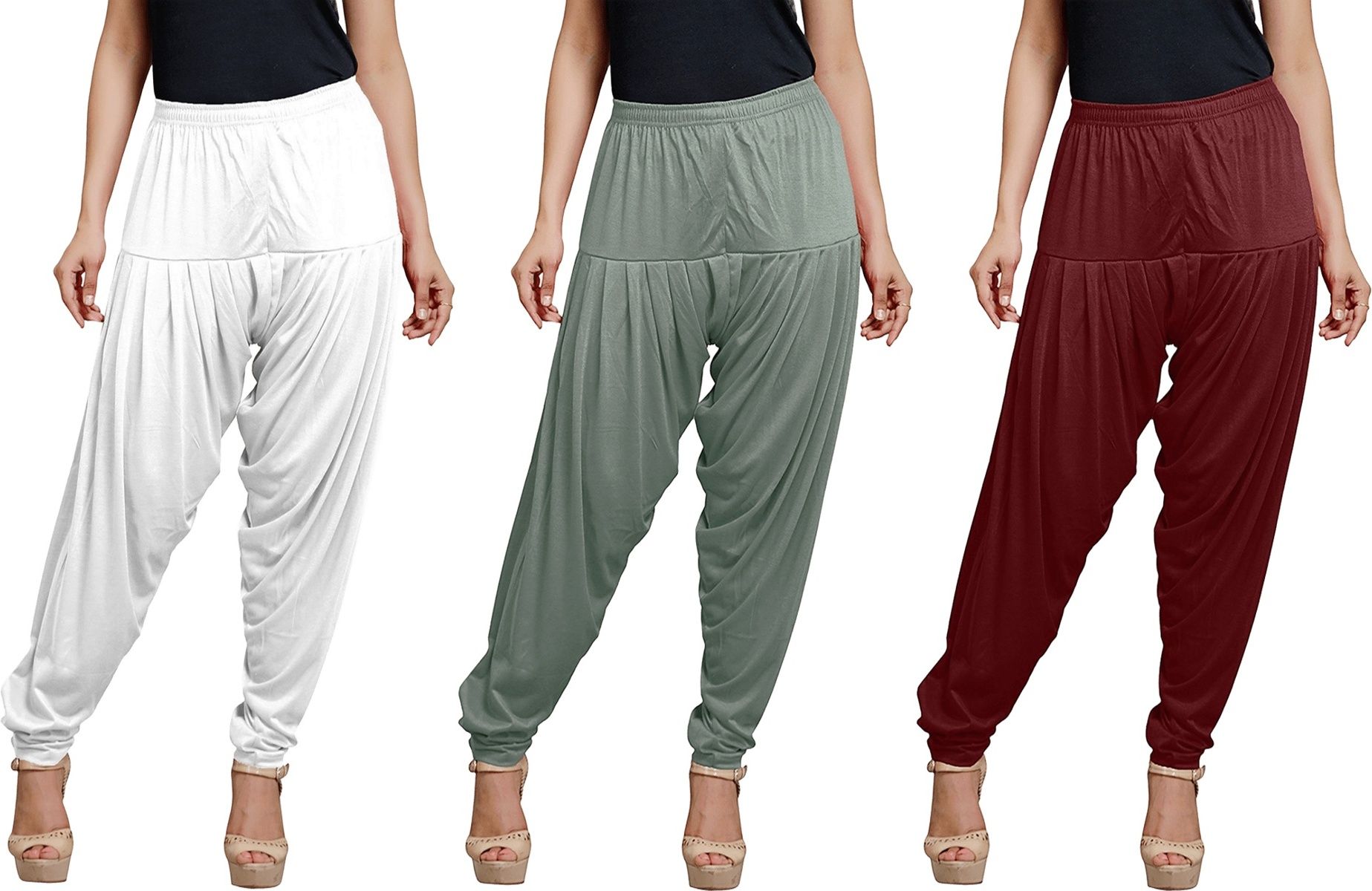 zyna Viscose Rayon Solid Patiala-picture-29