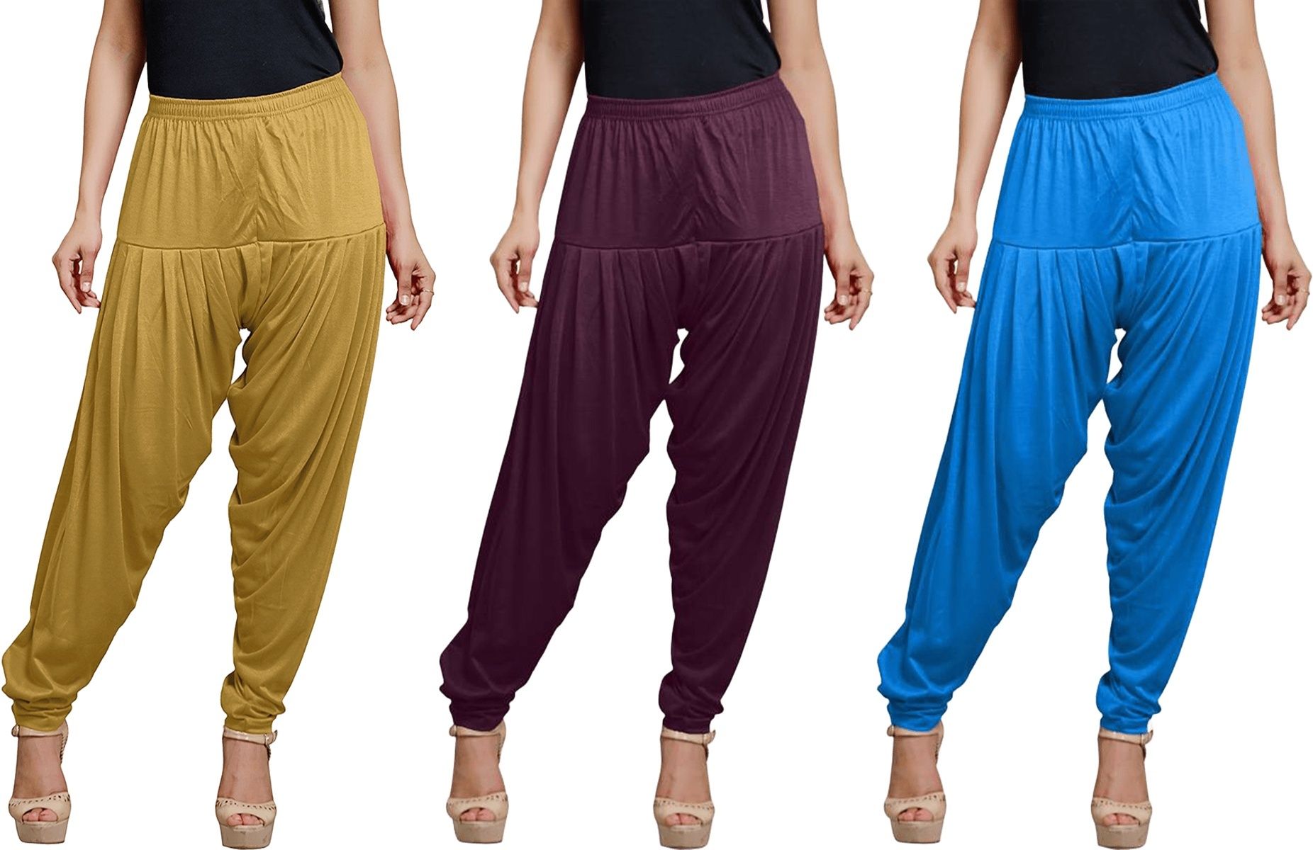 zyna Viscose Rayon Solid Patiala-picture-28