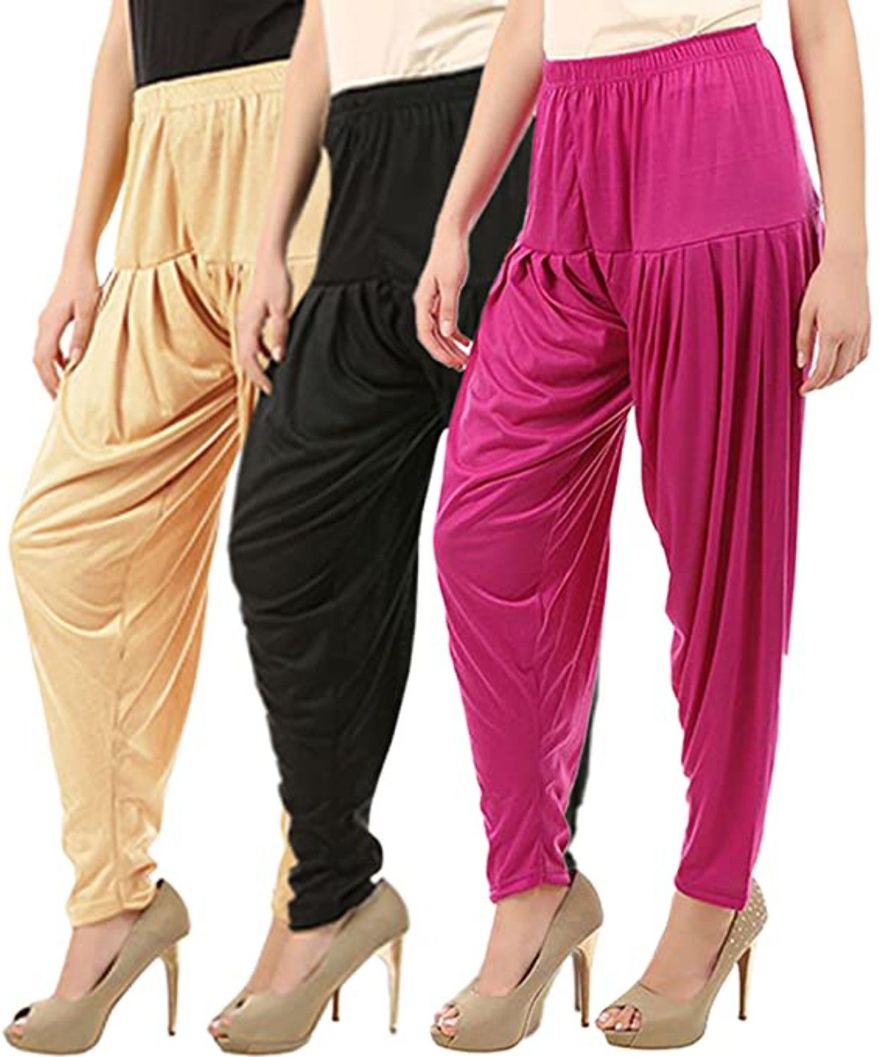 k m r Viscose Rayon Solid Patiala-picture-30