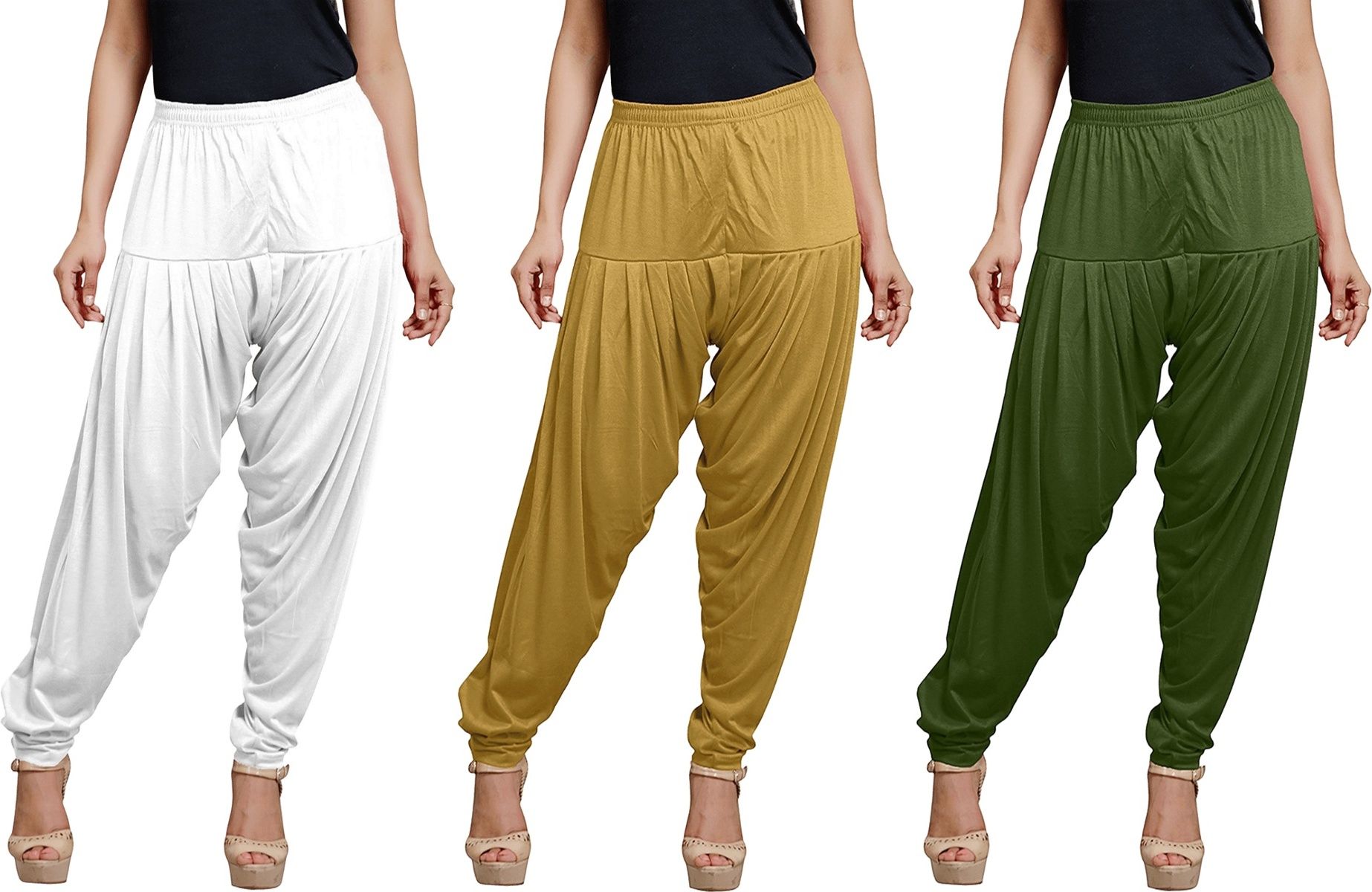 fashionstudio Viscose Rayon Solid Patiala-picture-11
