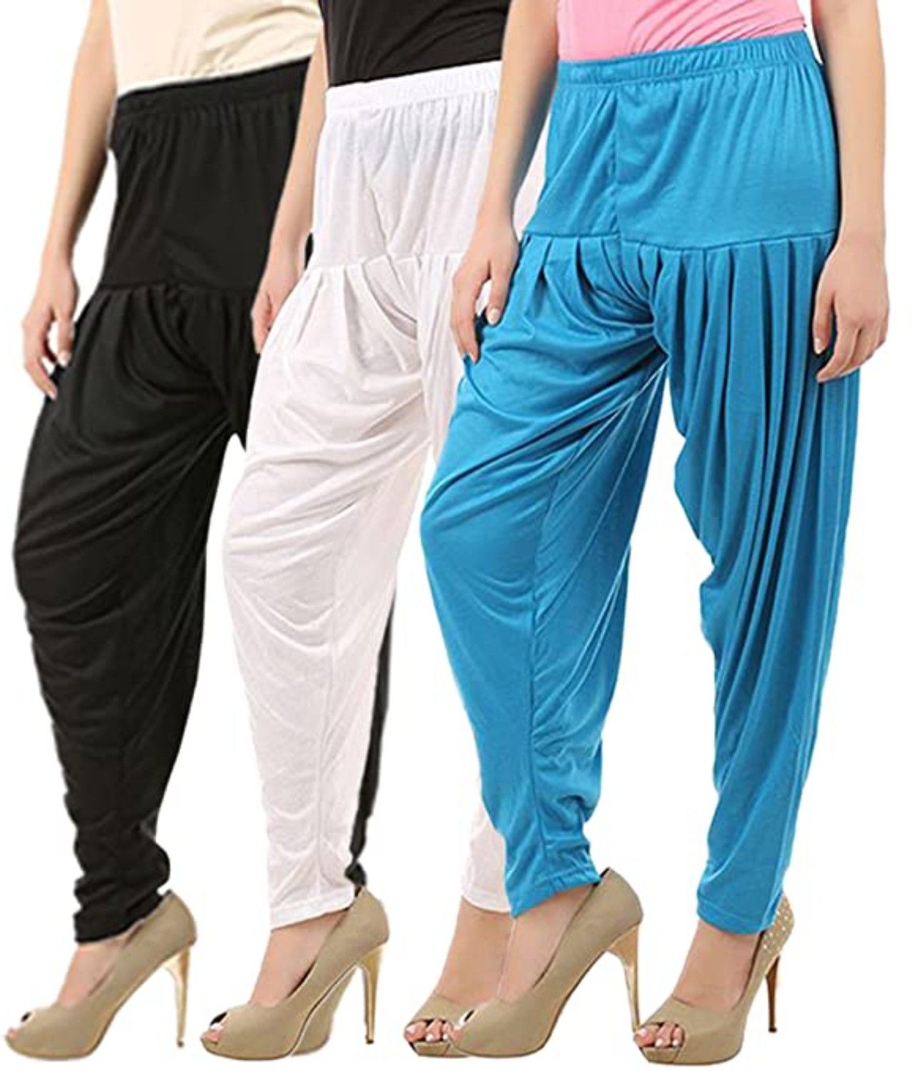 k m r Viscose Rayon Solid Patiala-picture-14