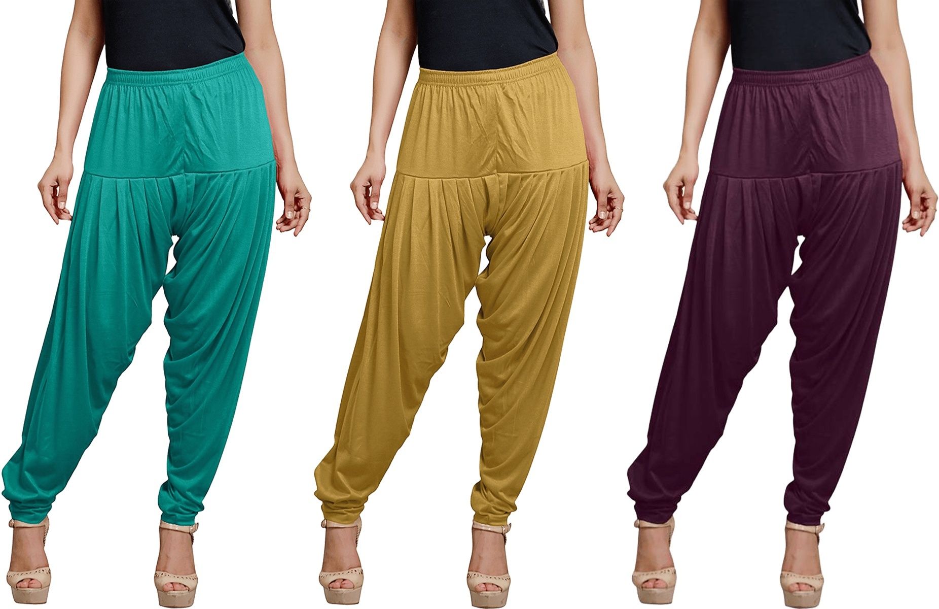 zyna Viscose Rayon Solid Patiala-picture-34