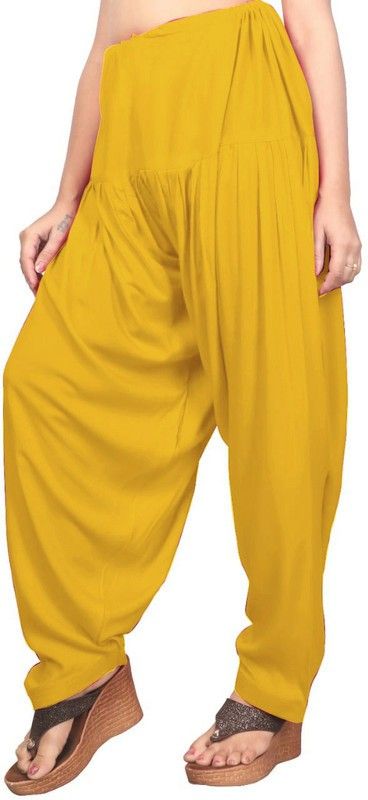 kanku kanya Viscose Rayon Solid Patiala-picture-11