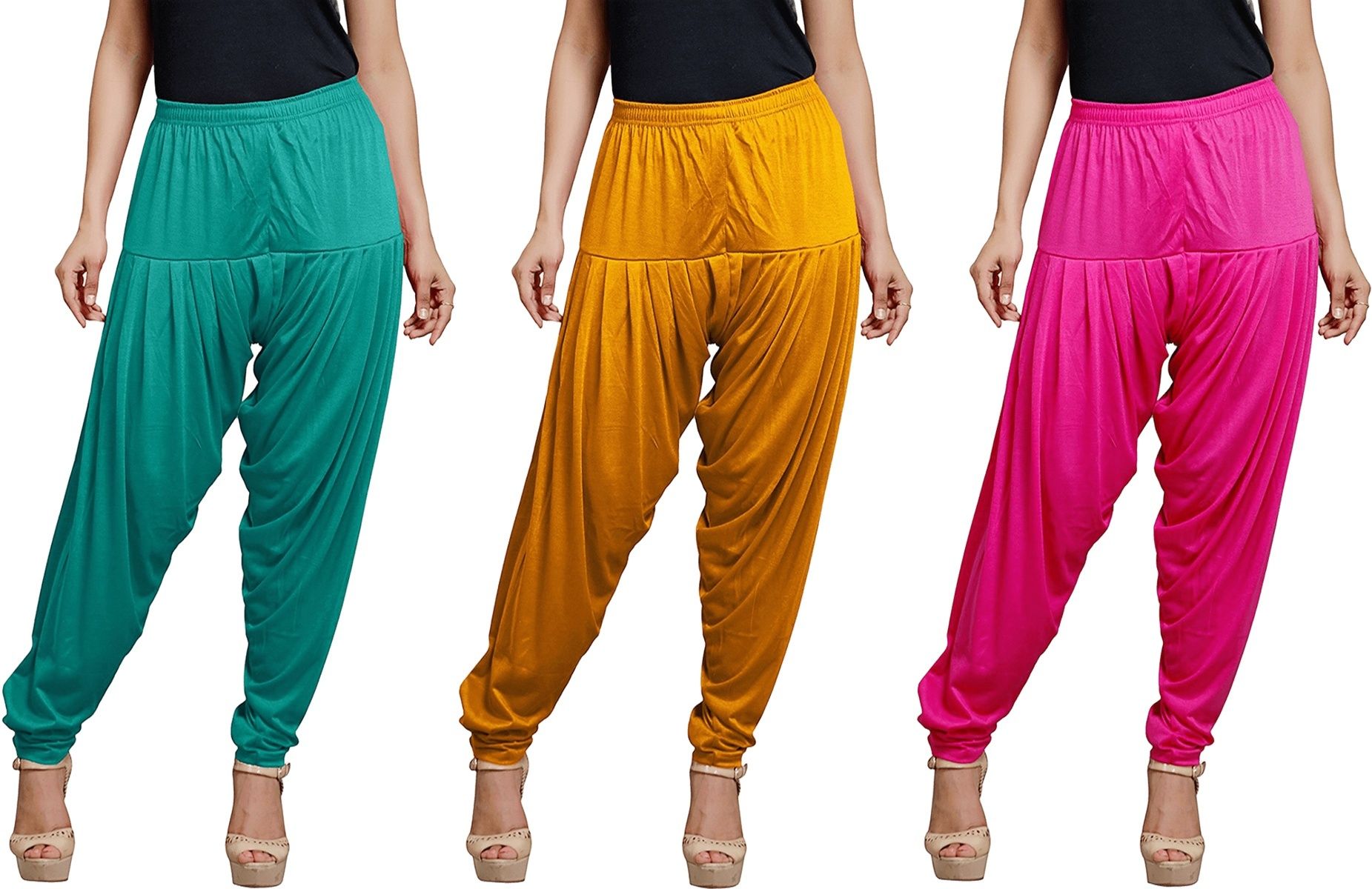 zyna Viscose Rayon Solid Patiala-picture-4
