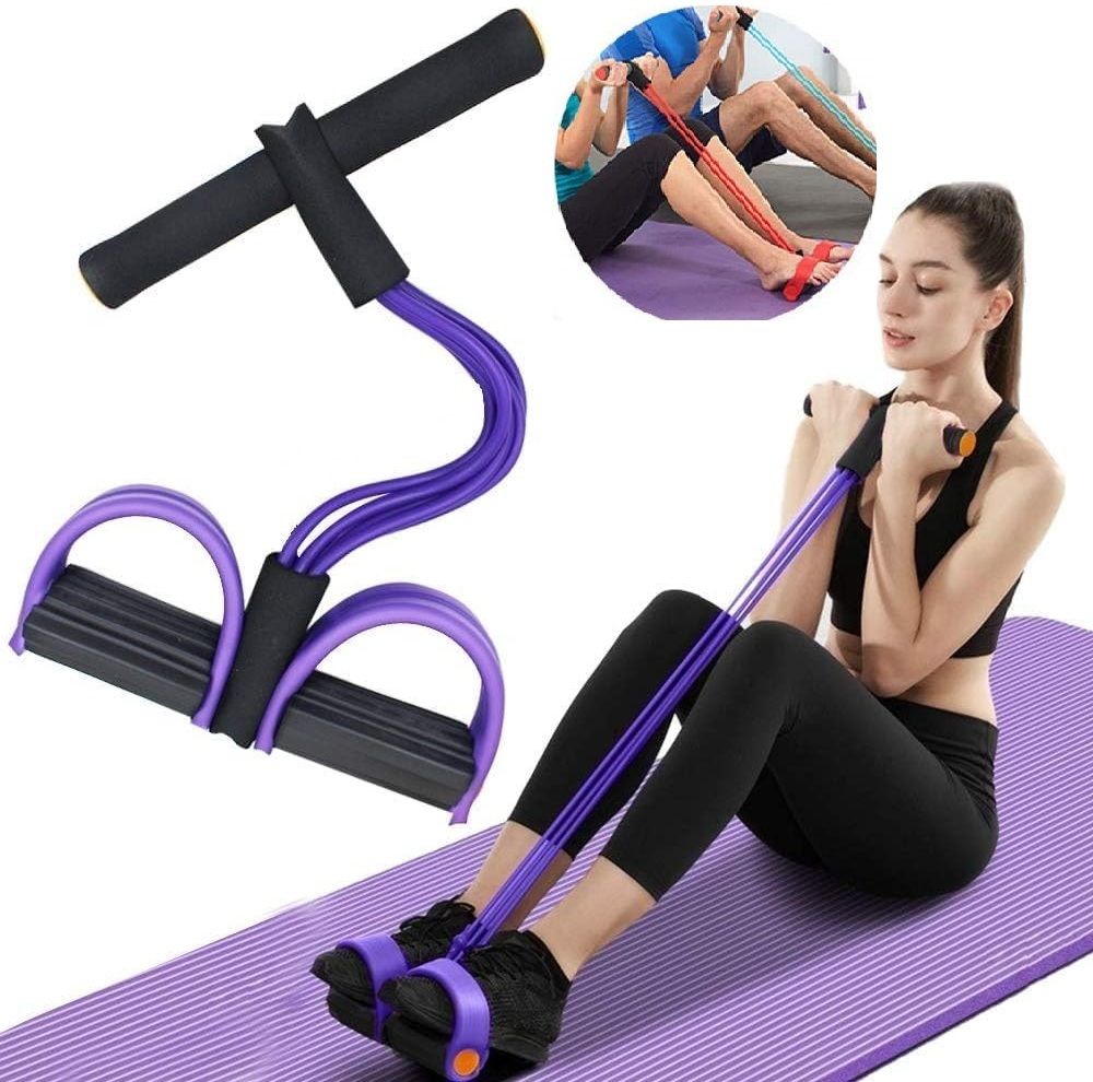 ramya fashion 4-Tube Pedal Pull Reducer | Yoga Resistance Band Puller for Full Body Workout Pedal-picture-44