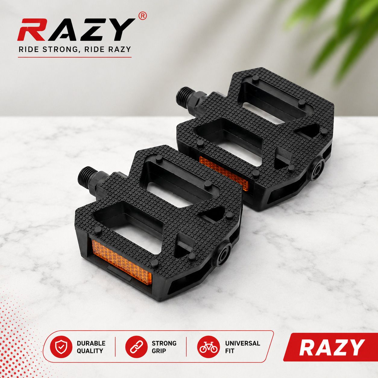 razy Premium Anti-Skid Bicycle Platform Pedals Pedal-picture-18