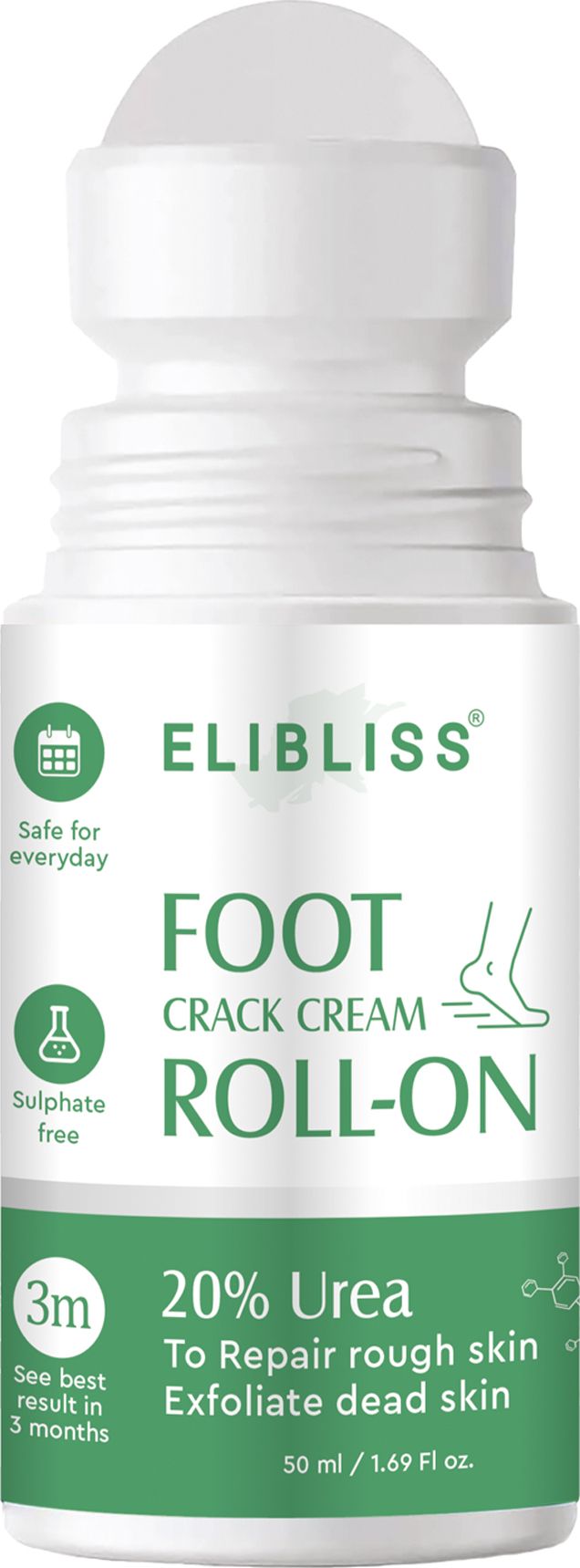 Roll On Foot Cream for Cracked Heels, Rough Skin Repair and Heel Softening