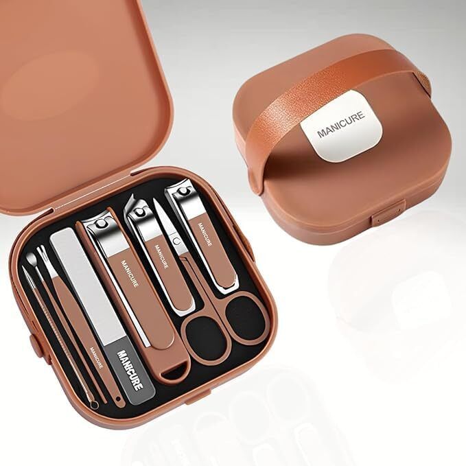 Nail Clipper Set 8 in 1 Professional Manicure-image-27