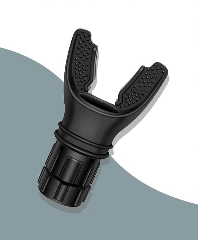 Compact Pure Silicone Lung Exerciser Device Breathing Trainer