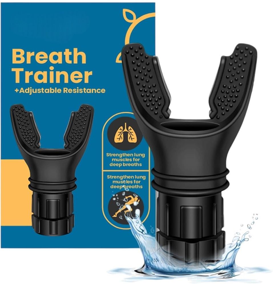 Lung Breathing Trainer Exercise Device-Compact Pure Lung Exercise Device Enhanced Respiratory Health,Lung Strengthening,Sports Performance